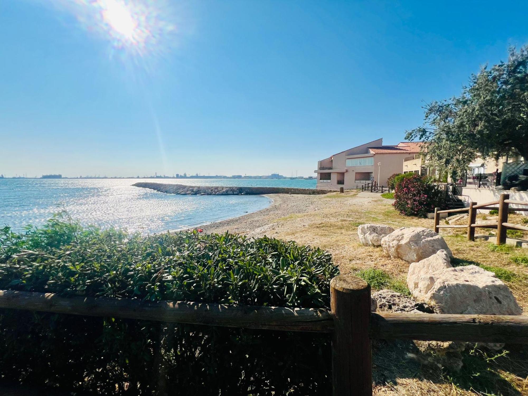 Perle Du Rivage - Plage 50M, Clim, Wifi, 2 Pers Fos-sur-Mer Zewnętrze zdjęcie